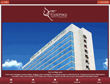 Tablet Screenshot of fourwingshotel.com